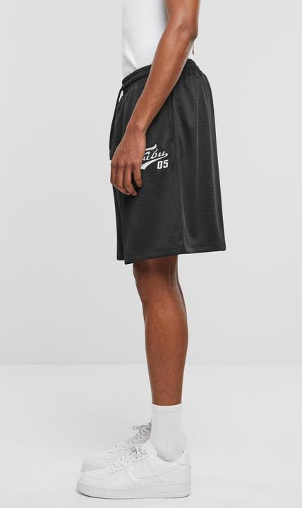 Actual product image Fubu FM242-005-1 Varsity Mesh Shorts - 159561 (S)