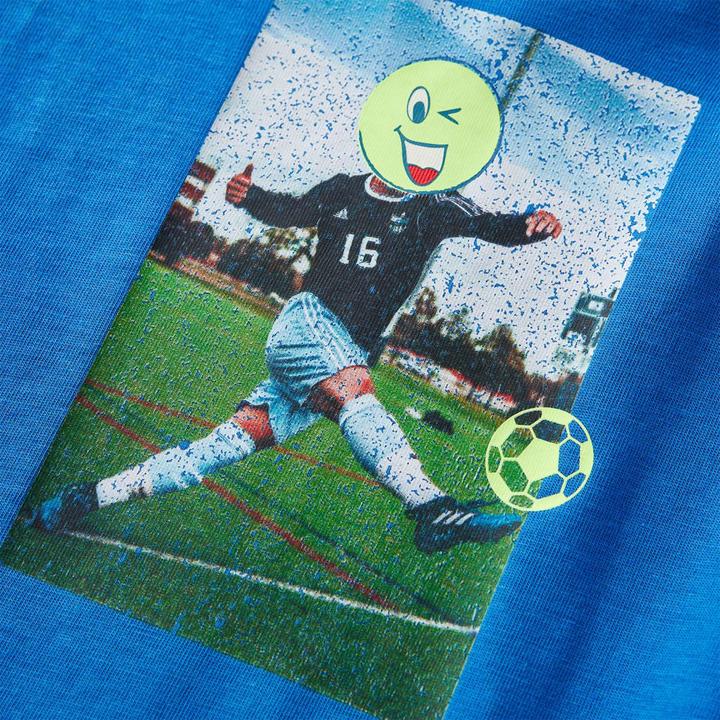 Immagine prodotto VidaXL Camicia da bambino a maniche lunghe blu cobalto 128,Materiale: 100 (128)