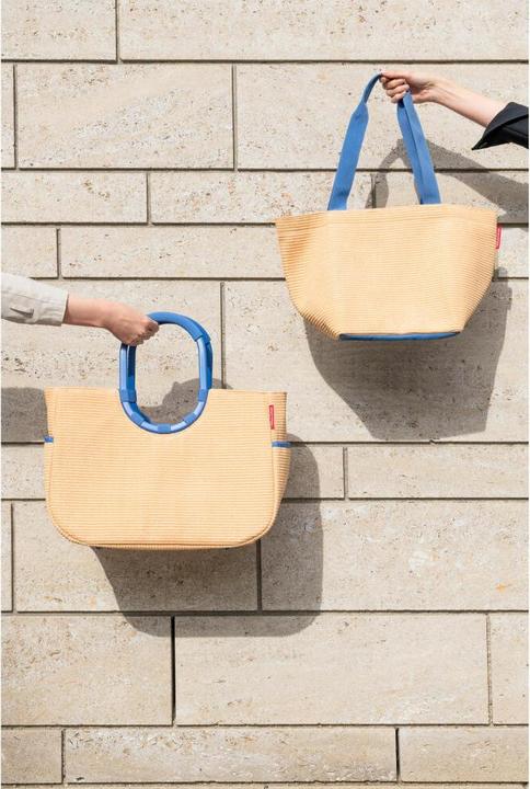 Image du produit reisenthel Einkaufskorb loopshopper L Frame Raffia Blue