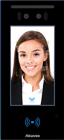 Actual product image Akuvox access control a05s kit on-wall. face recognition. card reader