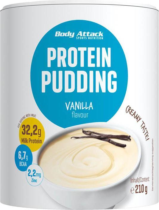 Immagine prodotto Body Attack Budino proteico (barattolo da 210 g) (Vaniglia Bourbon, 210 g)
