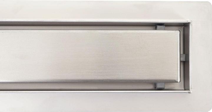 Image du produit Swisshandel24 Caniveau de douche 110cm écoulement de sol caniveau de douche, inox siphon 50-120cm - 51212 (1140 mm)