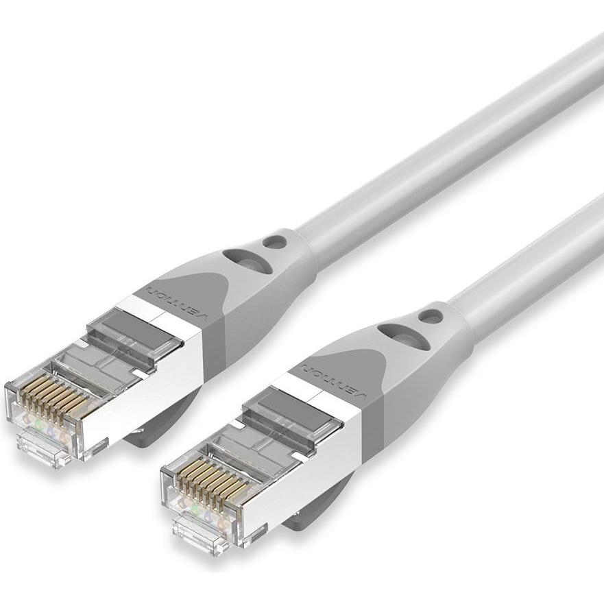 Thumbnail - Vention Patch Cable SSTP Cat6A yellow IBHYK (CAT6a, 8 m), Netzwerkkabel