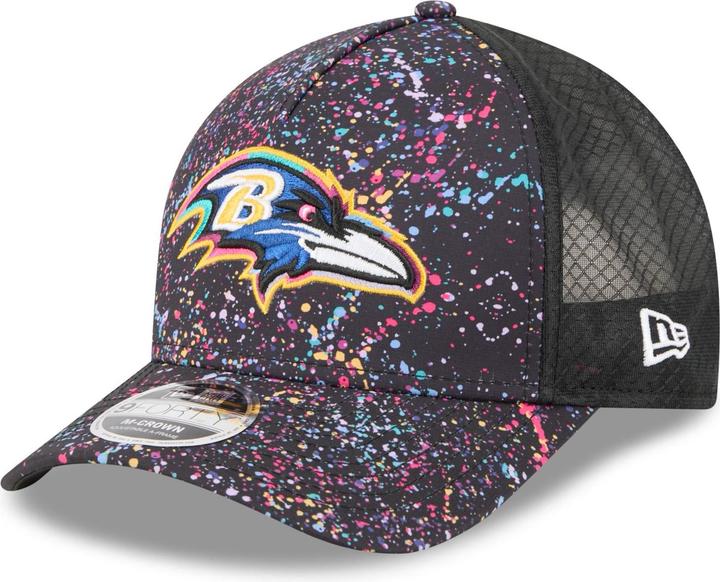 Produktbild New Era 9Forty M-Crown Trucker Cap Crucial Baltimore Ravens (One Size)