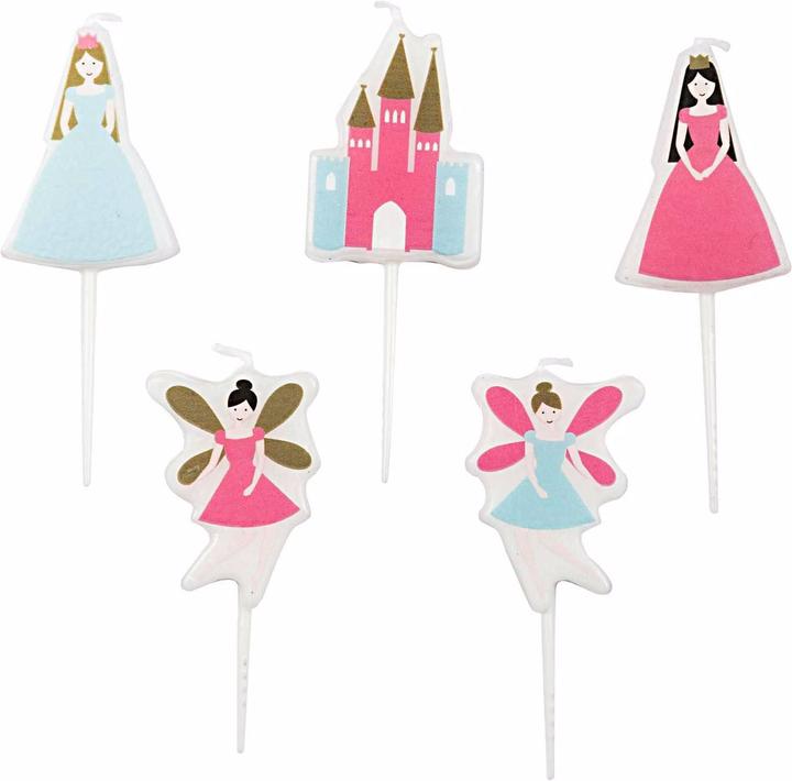 Rico Design Kerze Set Prinzessin, 5 Stück (5 Stk.)