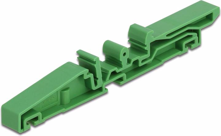 Actual product image Delock Bracket 115mm top hat rail clip for board, 4 pieces