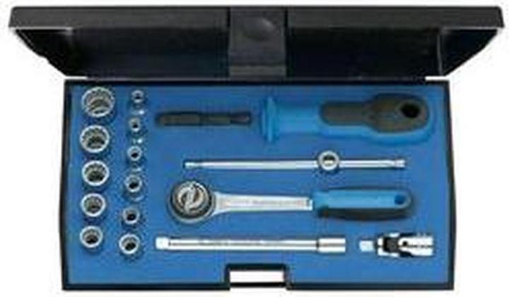 Actual product image Gedore D 20 EMU-3 Socket spanner set 1/4" 17 pieces UD profile 4-13 mm