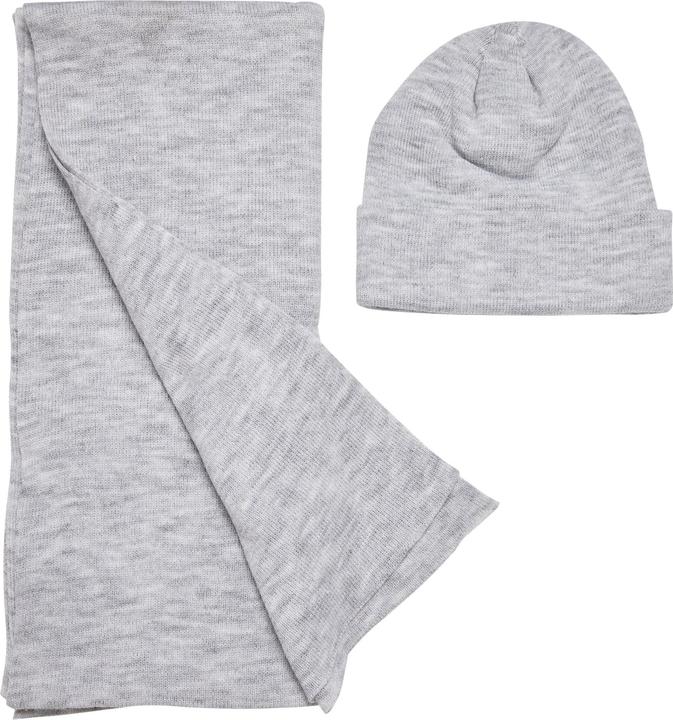Produktbild Urban Classics Recycled Basic Beanie and Scarf Set black one size (One Size)