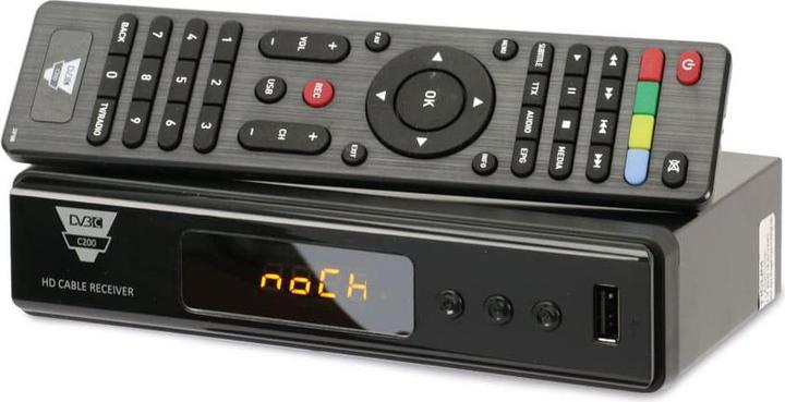 Image du produit Opticum Récepteur câble HD C200 PVR, noir (DVB-C/T2/S2)