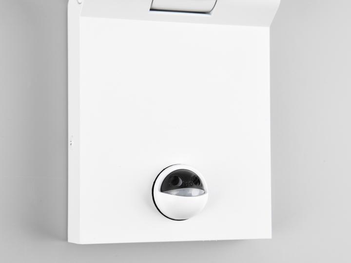 Actual product image Trio Adour - Wall lamp - White Mat - incl. 1x SMD 7.5W - Extremely light color - Movement sensor - O (750 lm, IP44)