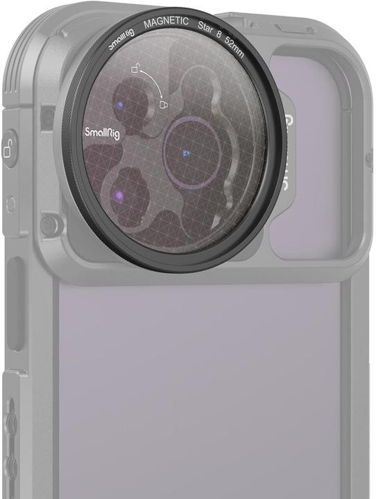 Produktbild SmallRig 4218 MagEase Magnetic Star Cross Filter Kit (8 Points) 52mm (52 mm)