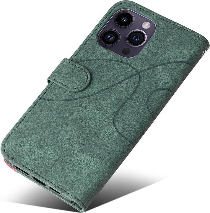 Image du produit Cover-Discount iPhone 15 Pro Max - Étui double couleur vert (Apple iPhone 15 Pro Max)
