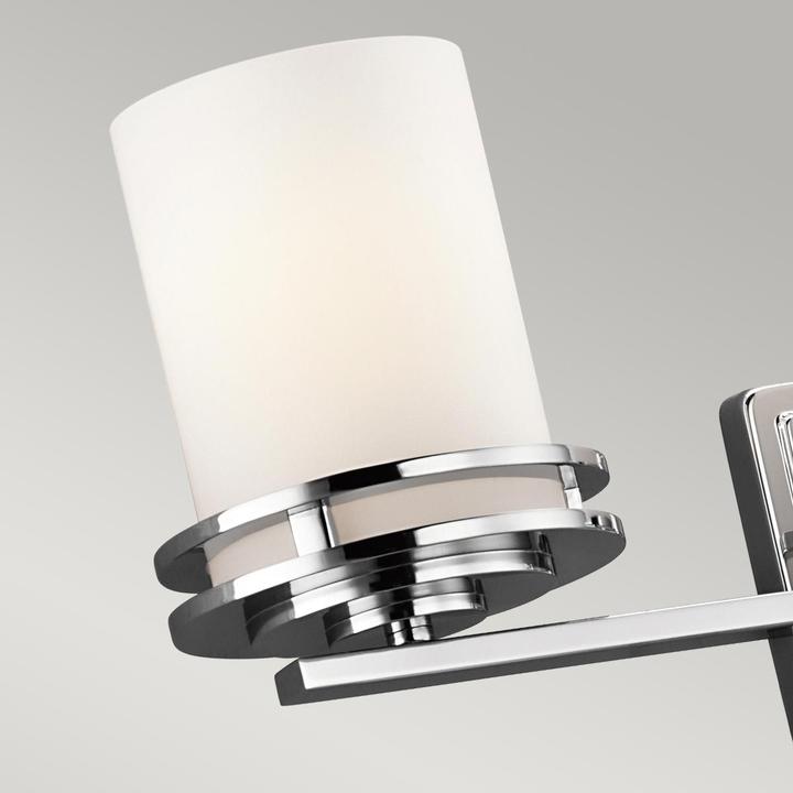 Actual product image Elstead Lighting Hendrik LED wall light G9 triple polished chrome IP44 (960 lm, G9)