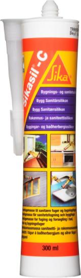 Produktbild Sika Sikasil-C (0.37 kg, Weiss, 300 ml)