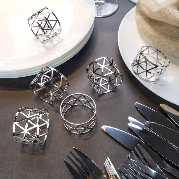 Produktbild Intirilife Serviettenringe Set (6-tlg.) (6 x)