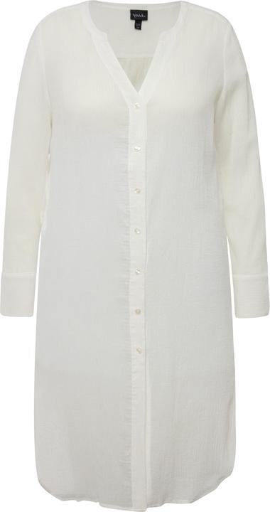 Produktbild Ulla Popken Longbluse, Struktur, A-Linie, Tunika-Ausschnitt, Langarm (62)