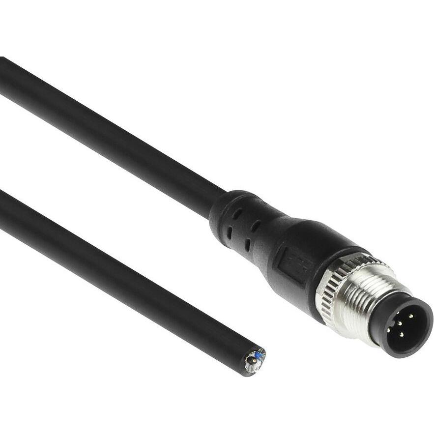 ACT Industrial 1.50 meters Sensor cable M12A 5-pin male to open end, Superflex Xtreme TPE cable, shielde, Elektronikkabe...