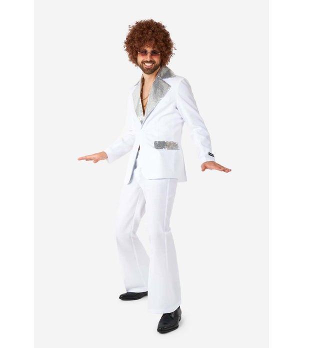 Actual product image OppoSuits Disco Suit white party suit (S)