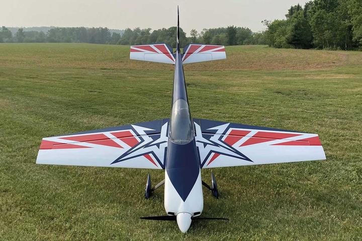 Actual product image AJ Aircraft Slick 540 51" ARF Rot/Blau Kunstflugmodell (Aerobatics)