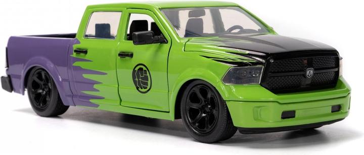 Actual product image Jada Marvel Hulk 2014 Ram 1500 1:24