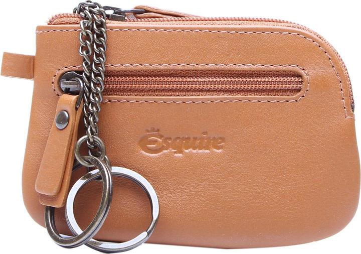 Actual product image Esquire Peru leather key pouch 11 cm