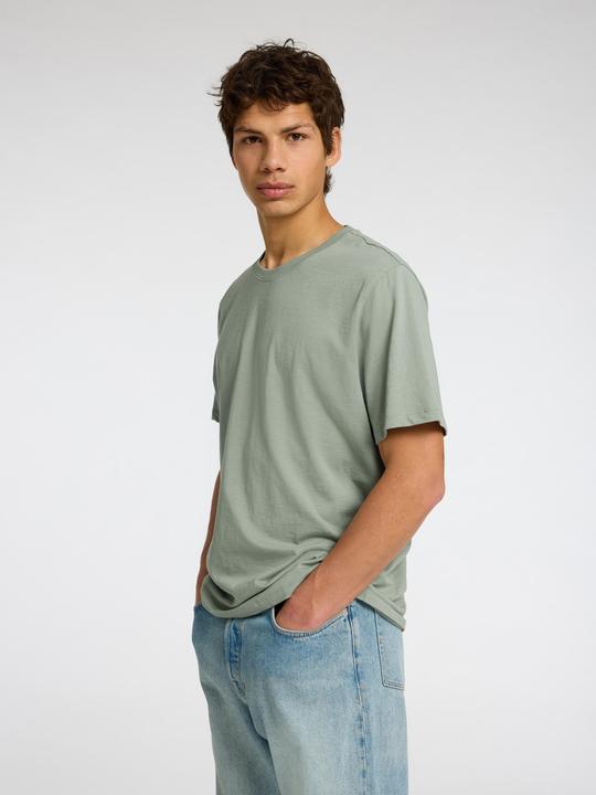 Actual product image Selected Flame yarn cotton T-shirt (L)
