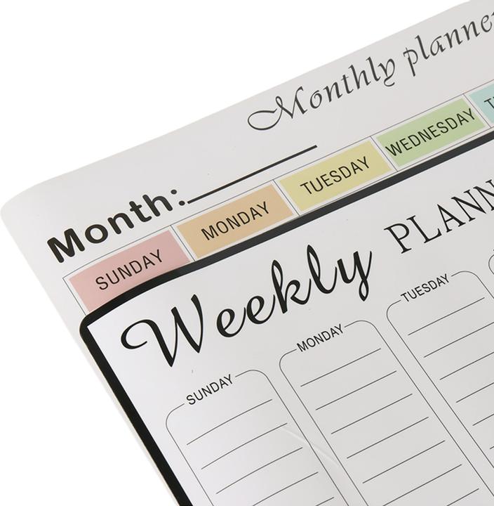 Relaxdays 2-piece planner set (42 x 30 cm)