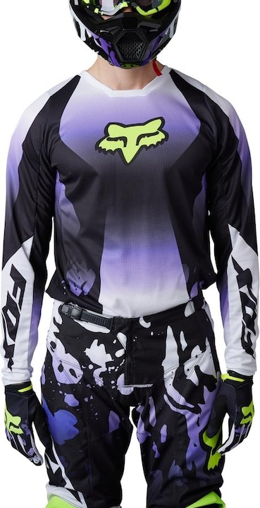 Actual product image Fox JERSEY 23 180 MORPHIC BLK/WHT (L)