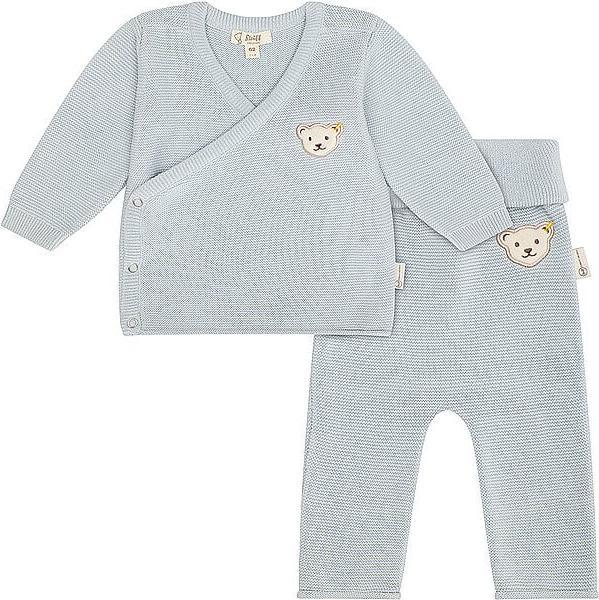 Actual product image Steiff Baby set cardigan and knitted trousers 2 pieces (68)