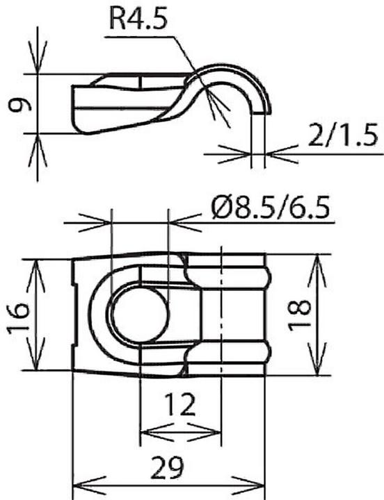 Actual product image Dehn Screw-in overlay DEHNQUICK NIRO f. 202169