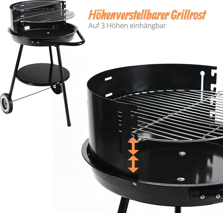 Actual product image Relaxdays Charcoal grill