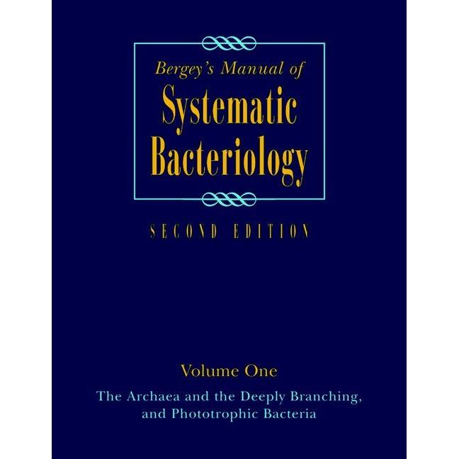 Bergey's Manual of Systematic Bacteriology, Fachbücher