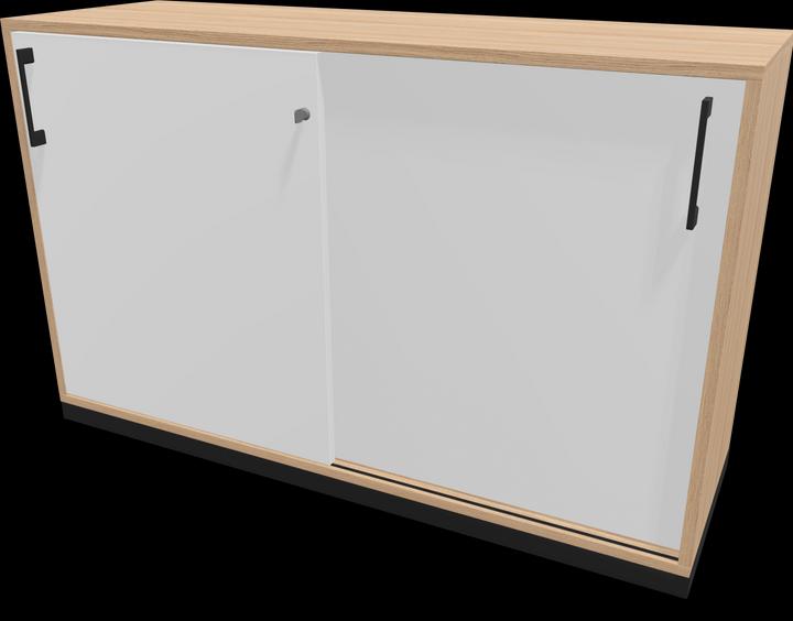 Black, White, Amber oak decor with structure