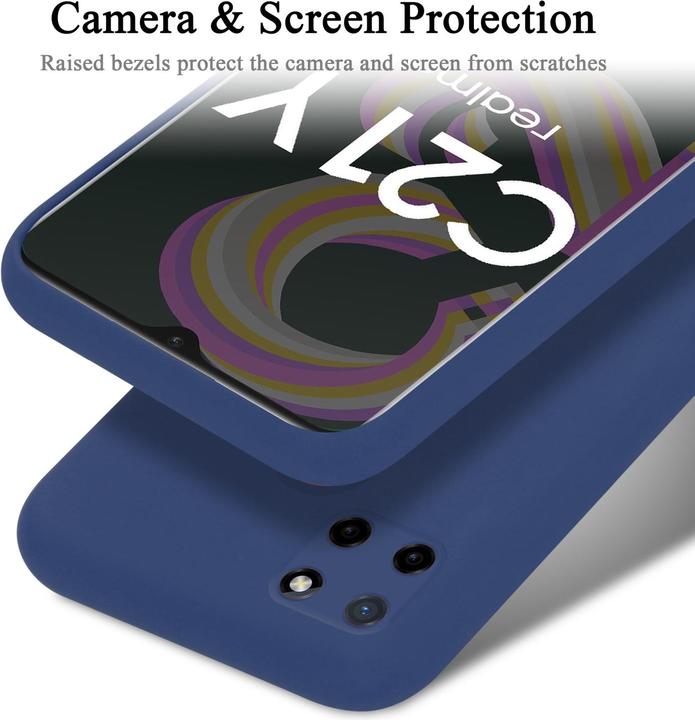 Productafbeelding Cadorabo TPU Liquid Silicone Case Cover voor Realme C21Y / C25Y (Realme C21Y, Realme C25Y)