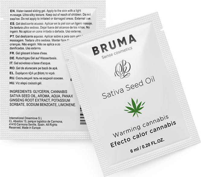 Image du produit Bruma Gel Deslizante Con Aceite De Semilla Efecto Calor Sabor Cannabis 6 ml