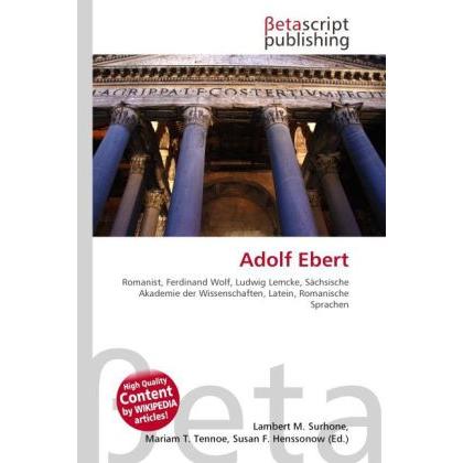 Adolf Ebert, Ratgeber