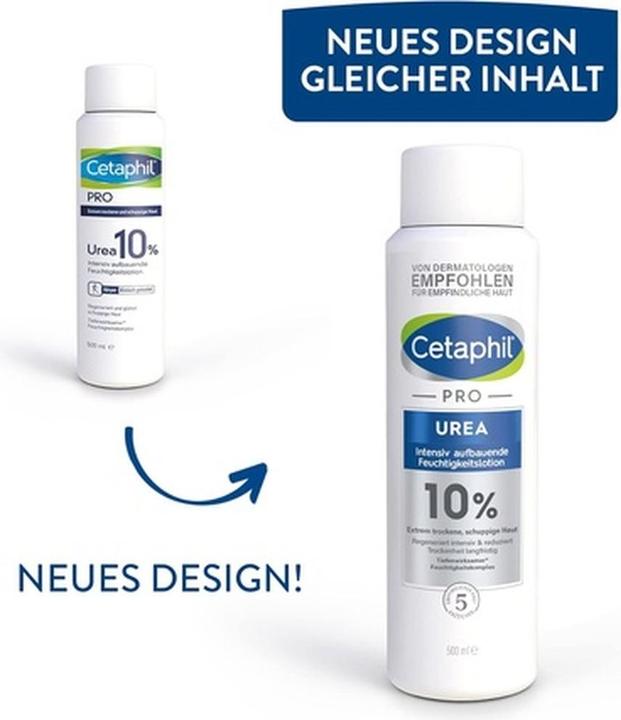 Actual product image Cetaphil Pro Urea 10% Lotion (Body lotion, 500 ml)