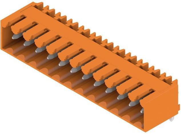 Productafbeelding Weidmüller 12 weg horizontale PCB header, 3,5mm pitch