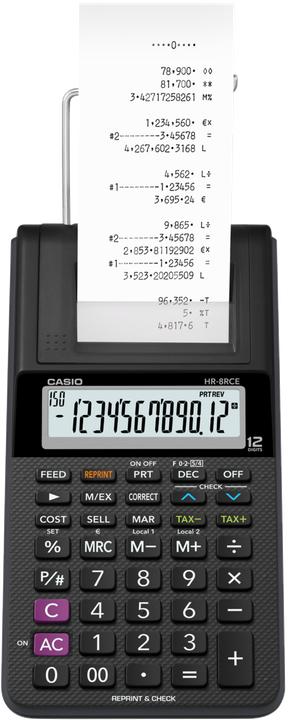 Immagine prodotto Casio Hr-8rce (Batterie, Corrente elettrica)