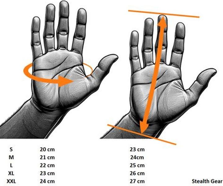 Actual product image Stealth Gear Gloves size XXL (XXL)
