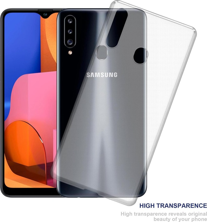 Actual product image Cadorabo TPU Ultra Slim AIR Cover (Samsung Galaxy A20s)