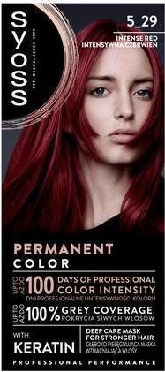 Produktbild Syoss Permanent Coloration farba do włosów 5-29 Intensywna Czerwień (5-29 Intensives Rot)