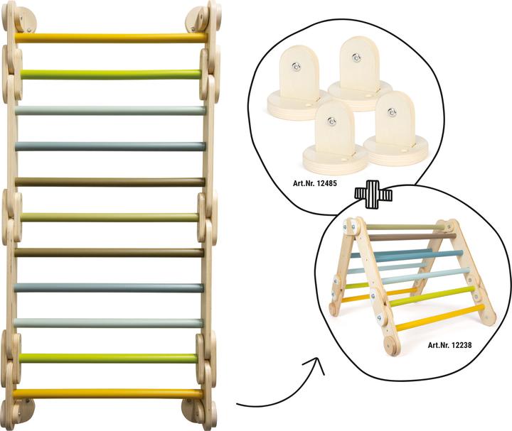 Produktbild small foot Kletterdreieck-Sprossenwand 2in1 „Adventure“