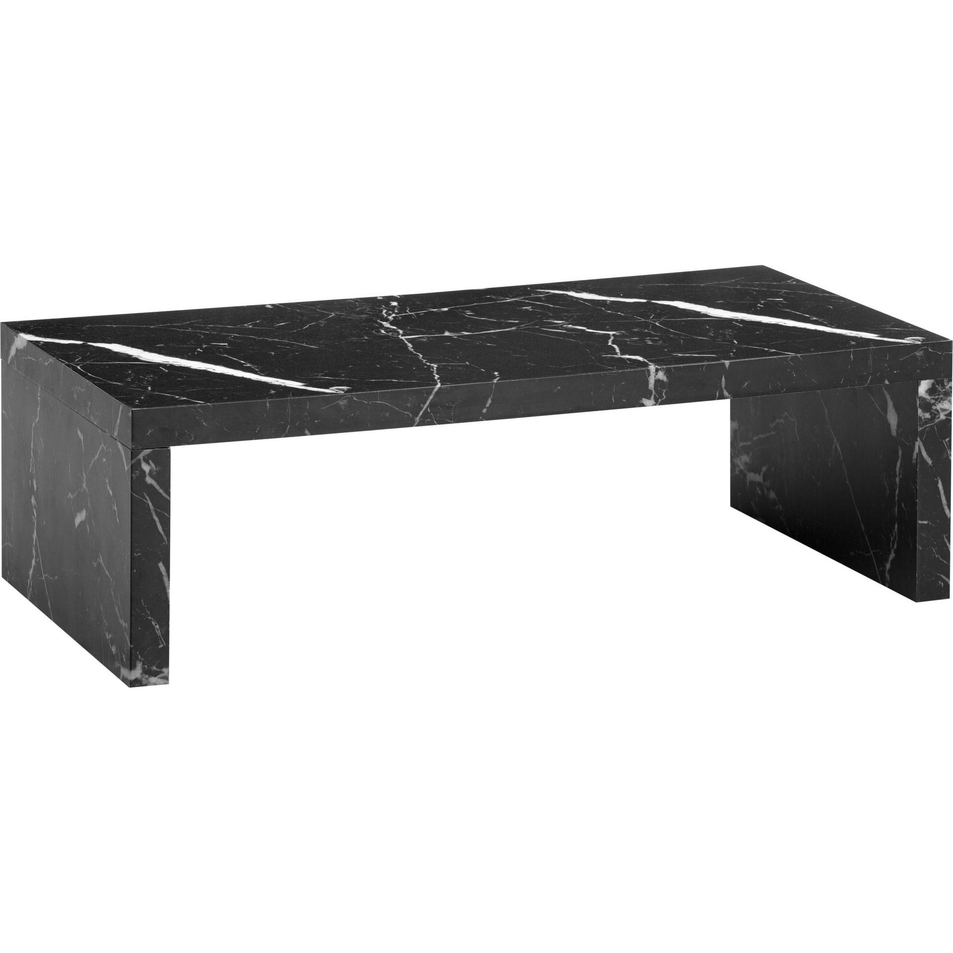 FineBuy, Couchtisch + Beistelltisch, Couchtisch 110 cm Wohnzimmertisch Sofatisch Gross Kaffeetisch Rechteckig Zeitlos