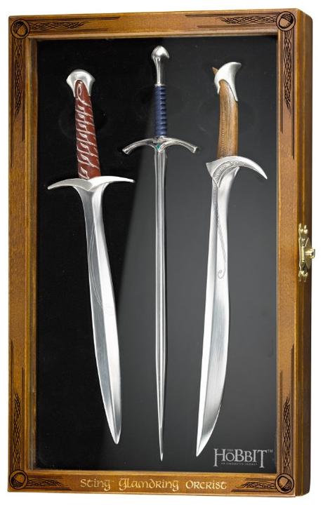 Actual product image Noble Collection The Hobbit Letter Opener Set Swords