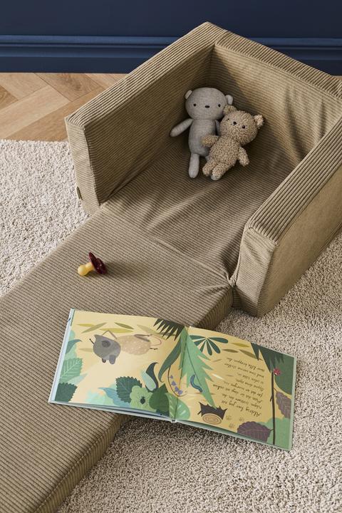 Productafbeelding Kids Concept Opvouwbare fauteuil groen (Kinderfauteuil)