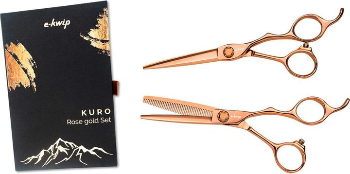 Image du produit E-kwip Kuro SET 5.5" Ciseaux à cheveux et Mo (13.97 cm)
