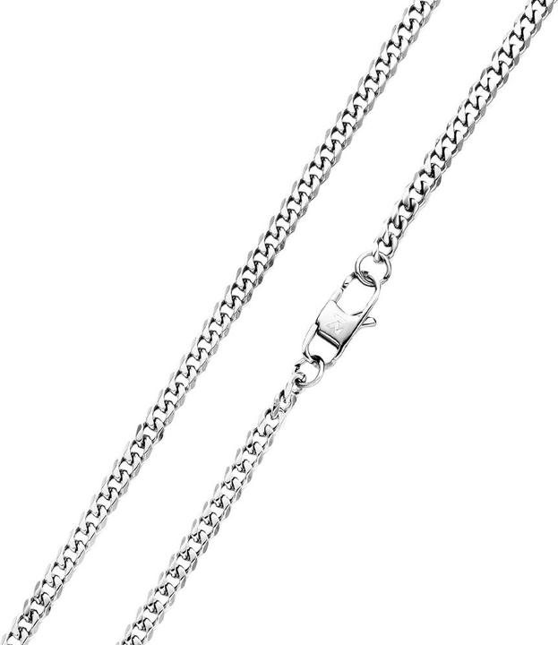 Produktbild K12 - Silver Cuban Chain - 4 mm (Chirurgenstahl 316L)
