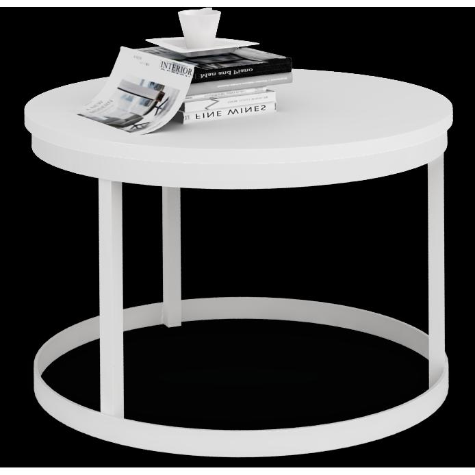 ADRK Furniture, Couchtisch + Beistelltisch, Rinen (55 x 55 x 36 cm)