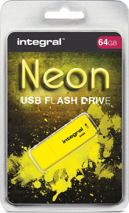 Image du produit USB2.0 DRIVE NEON Clé USB USB type A 2.0 (64 Go, USB-A)